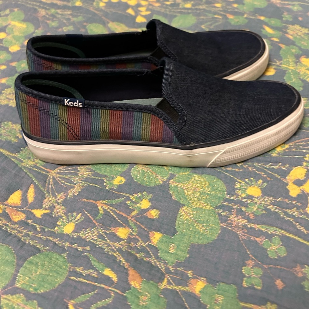 Keds Striped Slip-On Sneakers
